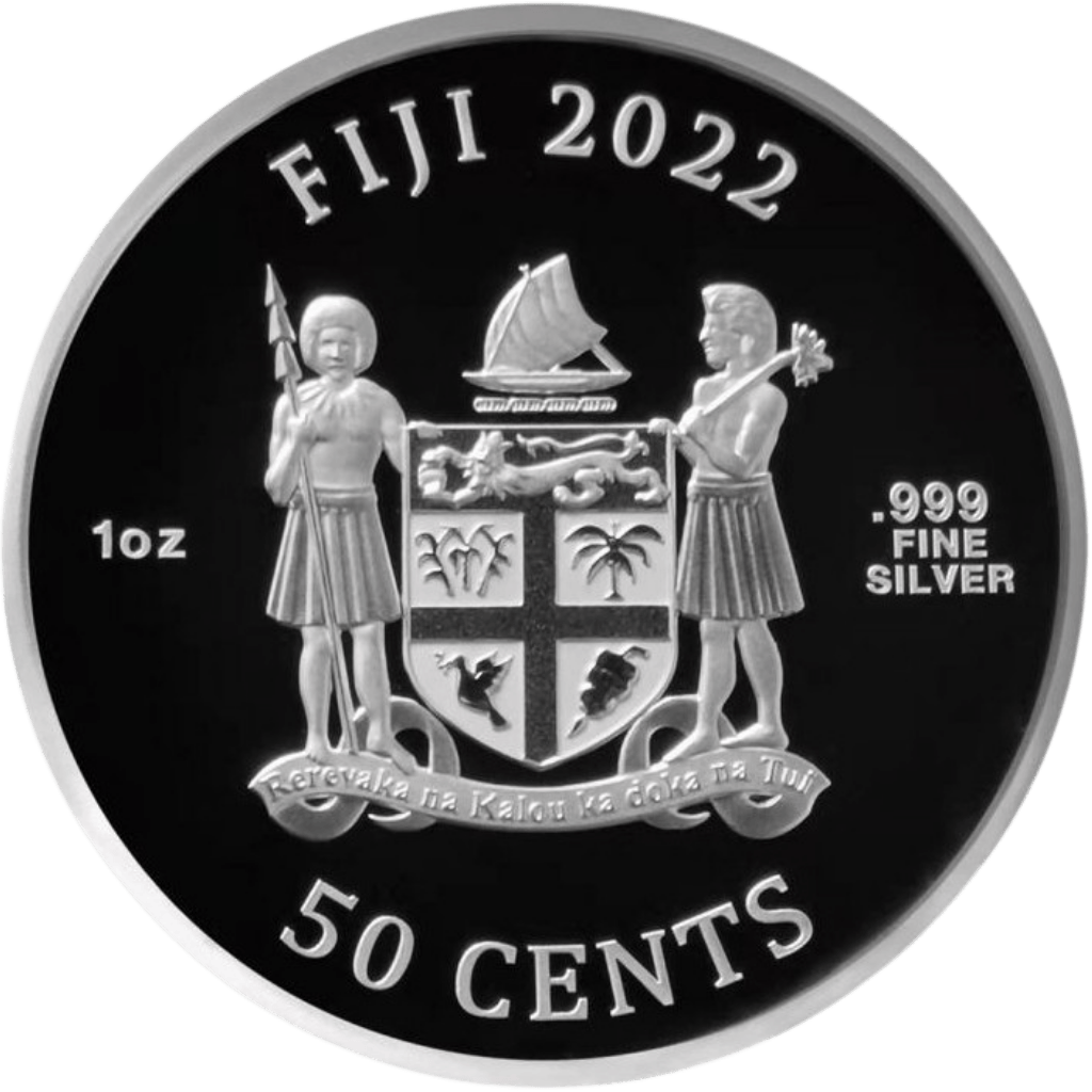 Zilveren Samurai Ancient Warriors munt 1 troy ounce