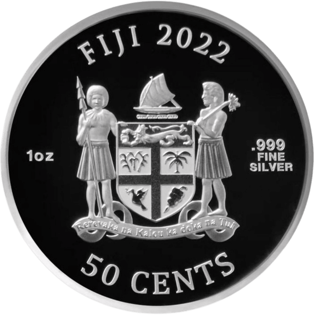 Zilveren Samurai Ancient Warriors munt 1 troy ounce