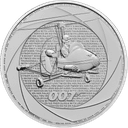 Zilveren Six Decades of James Bond  munt 1 troy ounce 1