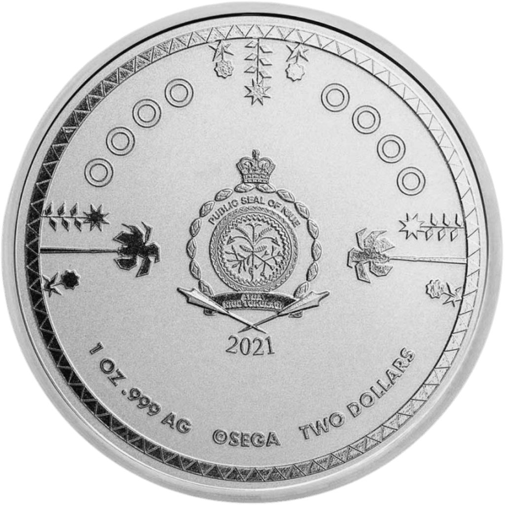 Zilveren Sonic munt 1 troy ounce