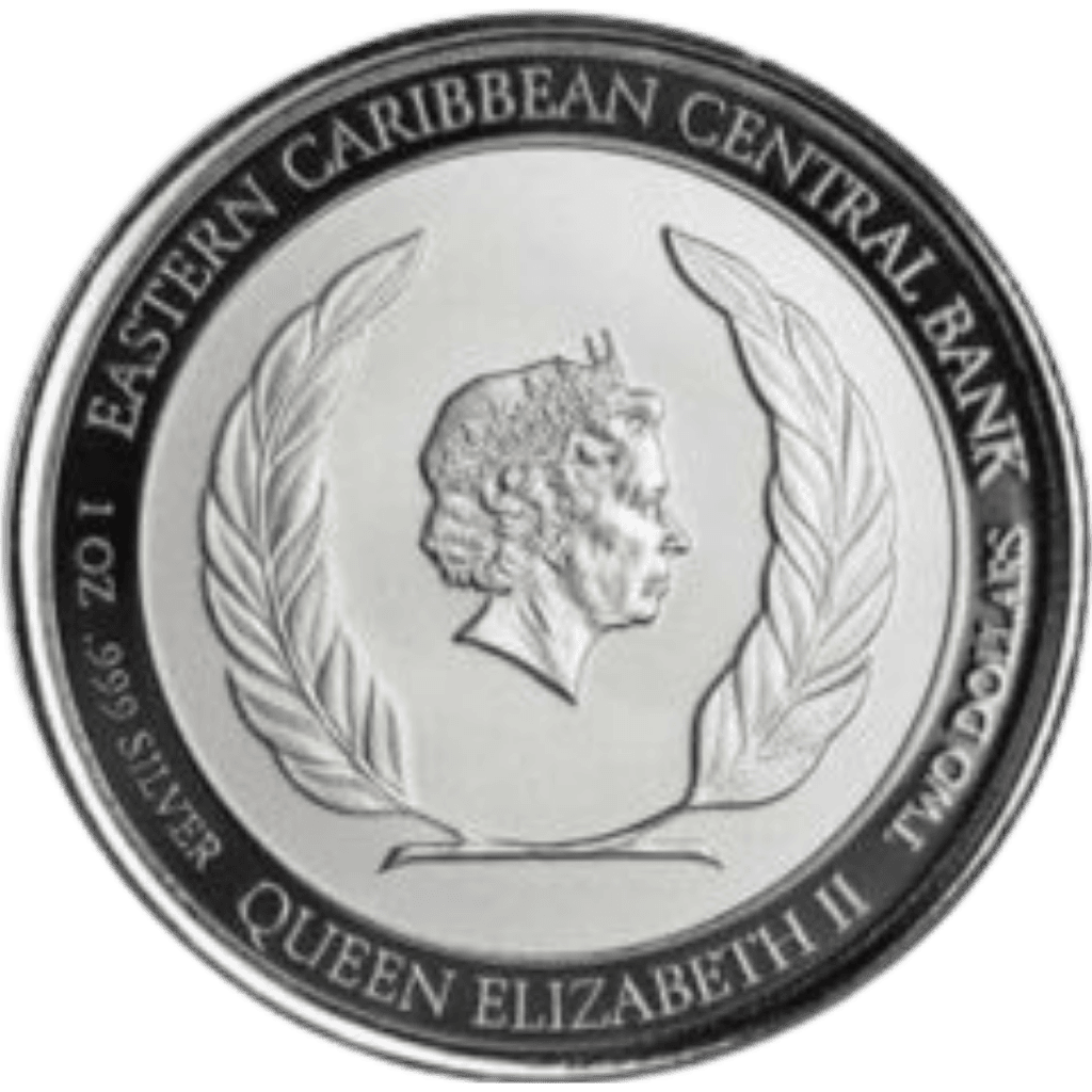 Zilveren St. Kitts and Nevis Underwater munt 1 troy ounce