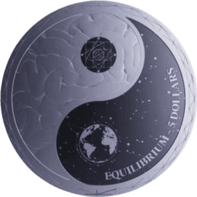 Zilveren Tokelau Equilibrium munt 1 troy ounce