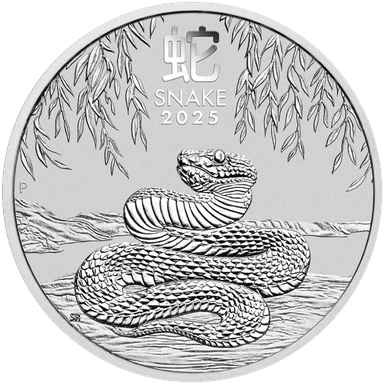 Zilveren Lunar munt 5 troy ounce