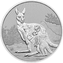 Zilveren Kangaroo Mother & baby munt 2 troy ounce 1