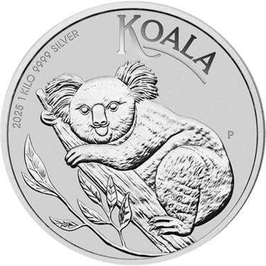 Zilveren Koala munt 1 kilo