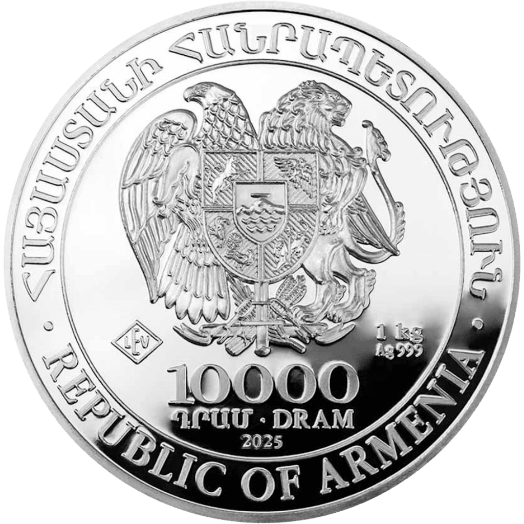 Zilveren Noahs Ark munt 1 kilo