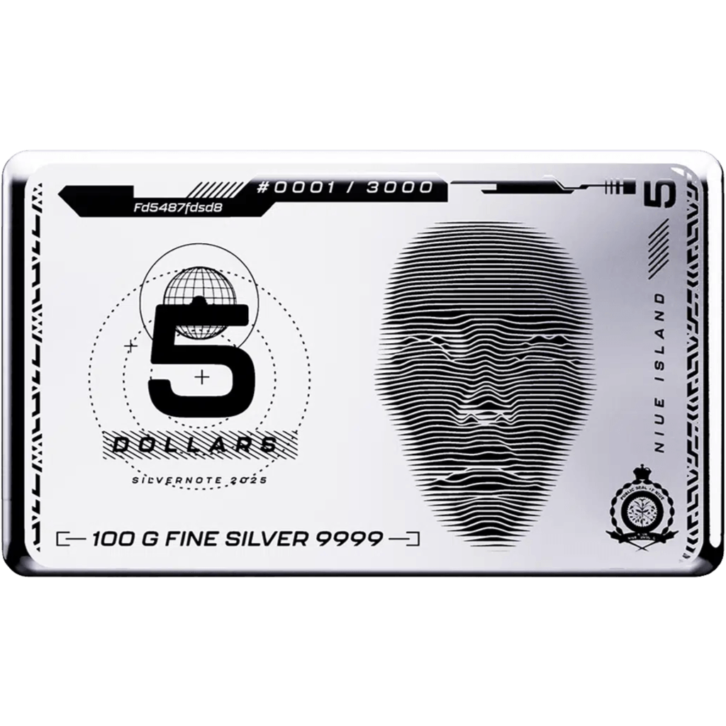 Zilveren muntbaar Silvernote 100 gram