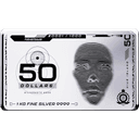 Zilveren muntbaar Silvernote 1 kilo 1