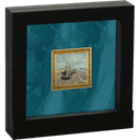 Zilveren Vincent van Gogh Fishing Boats munt 1 troy ounce 3