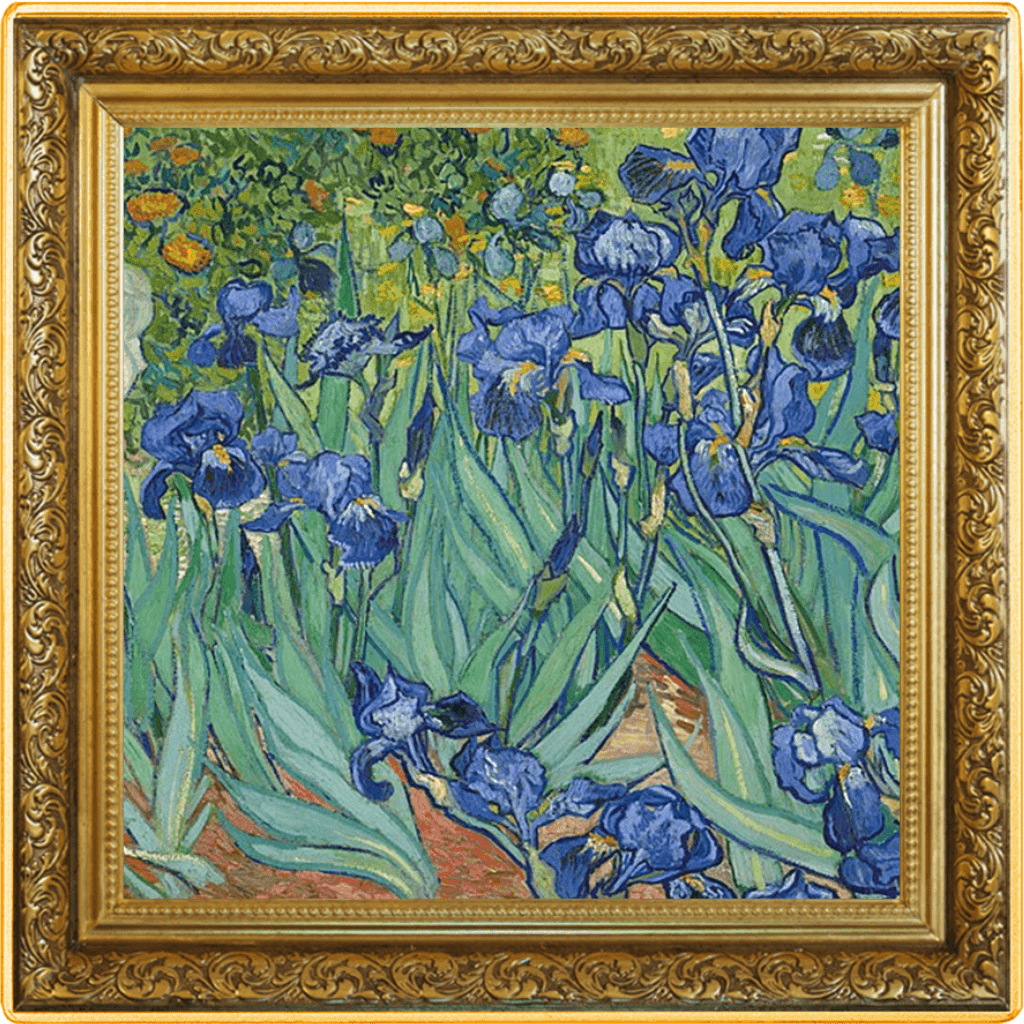 Zilveren Vincent van Gogh Irises munt 1 troy ounce