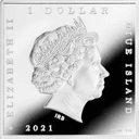 Zilveren Vincent van Gogh Irises munt 1 troy ounce 3