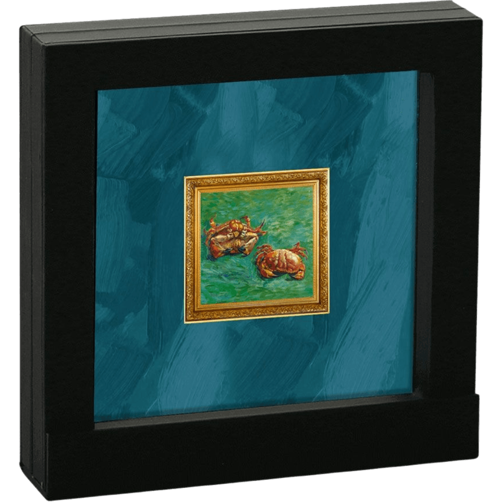 Zilveren Vincent van Gogh Two Crabs munt 1 troy ounce