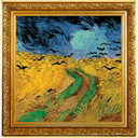 Zilveren Vincent van Gogh Wheatfield with Crows munt 1 troy ounce 1