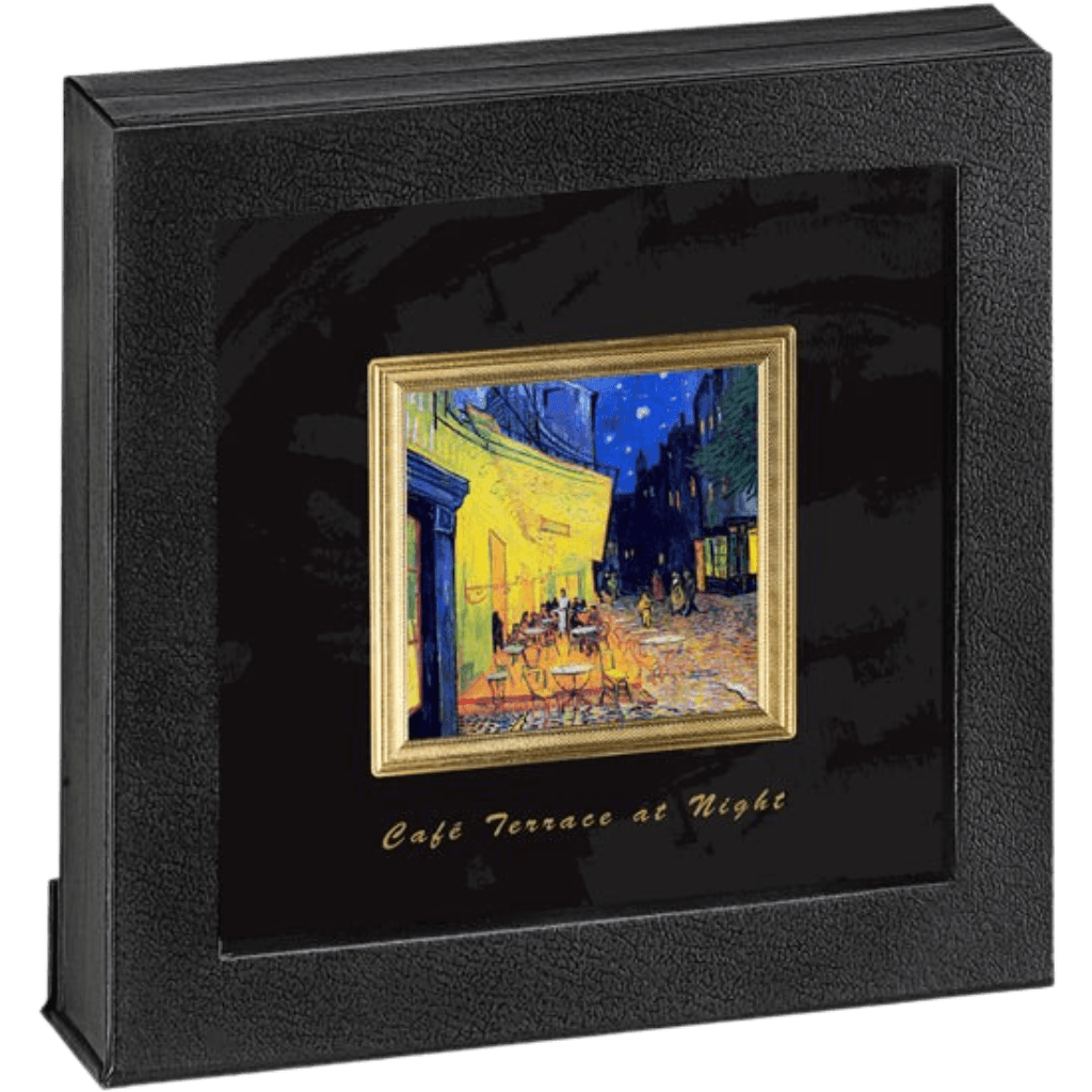 Zilveren Vincent van Gogh Café at Night munt 2 troy ounce
