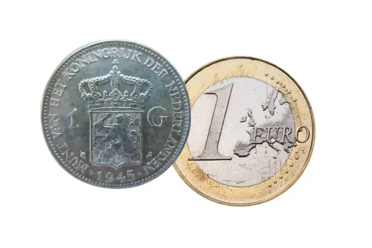 van gulden naar euro