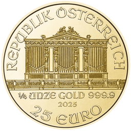 Philharmoniker munt goud 1/4 troy ounce goud kopen