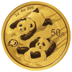 3 gram gouden Panda munt