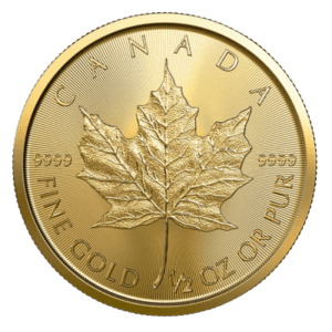 1/2 troy ounce gouden Maple Leaf munt