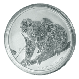Zilveren Koala munt 1 kilo 2010