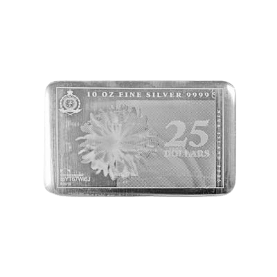 10 troy ounce Silvernote muntbaar