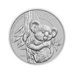 1:10 troy ounce platina Koala munt 2024 voorkant