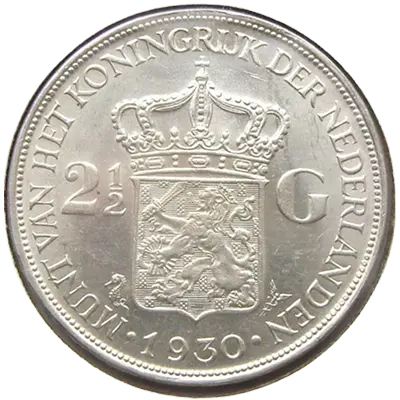 2.50 gulden munt Goudzaken De Rijksdaalder Goudzaken