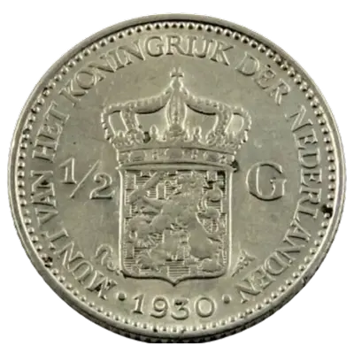 Halve gulden munt Goudzaken De halve gulden munt Goudzaken