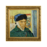 Vincent Van Gogh (Self-Portrait) 1 troy ounce zilveren munt 2023 voorkant