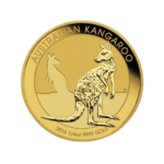 1:4 troy ounce gouden Kangaroo munt voorkant