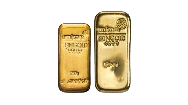 Goudbaren Umicore Goudzaken Goudbaren kopen 1 gram 10 gram 100 gram Umicore goudzaken
