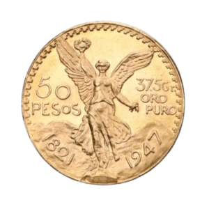 Gouden 50 Pesos Mexico voorkant