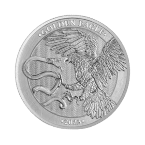 Golden Eagle 1 troy ounce zilveren munt 2023 voorkant
