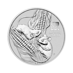 Year of the Mouse 1 troy ounce zilveren munt 2020