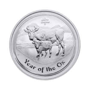 Year of the Ox 1 kilo zilveren munt 2009 voorkant