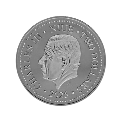 Phoenix 1 troy ounce zilveren munt 2025 achterkant