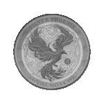 Phoenix 1 troy ounce zilveren munt 2025 voorkant
