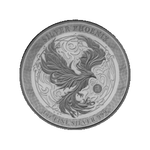 Phoenix 1 troy ounce zilveren munt 2025 voorkant