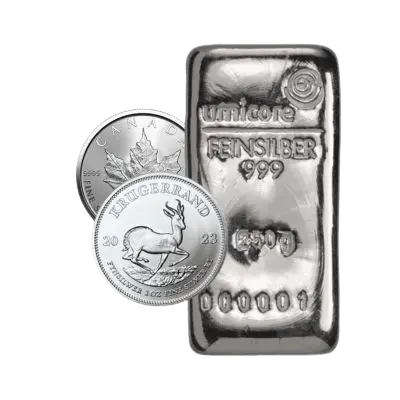 De zilverprijs per gram